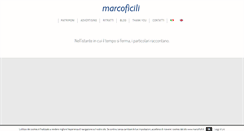 Desktop Screenshot of marcoficili.it